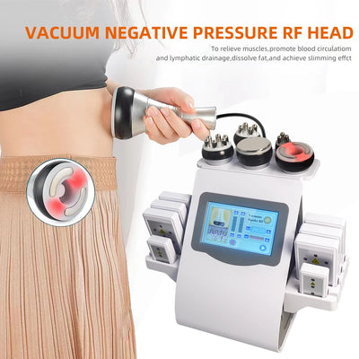 3/4/6/9-in-1 KIM 8 40K Cavitation Machine Vibration Dredging Meridian Device Fat Burning Body Shaping Machine(Fast Delivery）